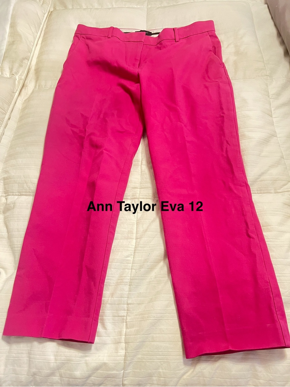 Ann Taylor Eva Pink Dress Pants Size 12